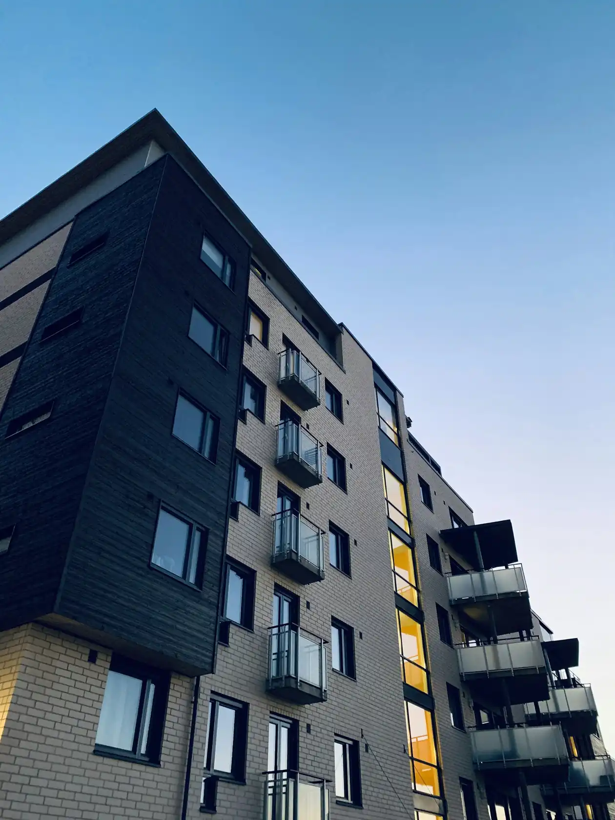 Fachada de edificio para inspección técnica